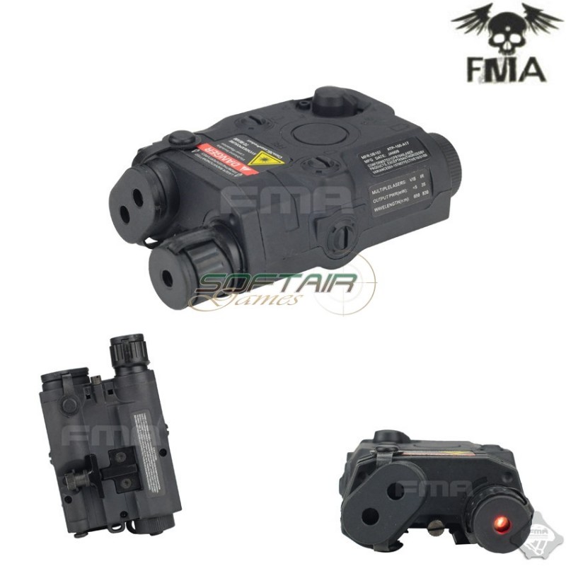 Navy Seal Peq-15 Red Laser & Porta Batteria Black Fma (fma-tb496)