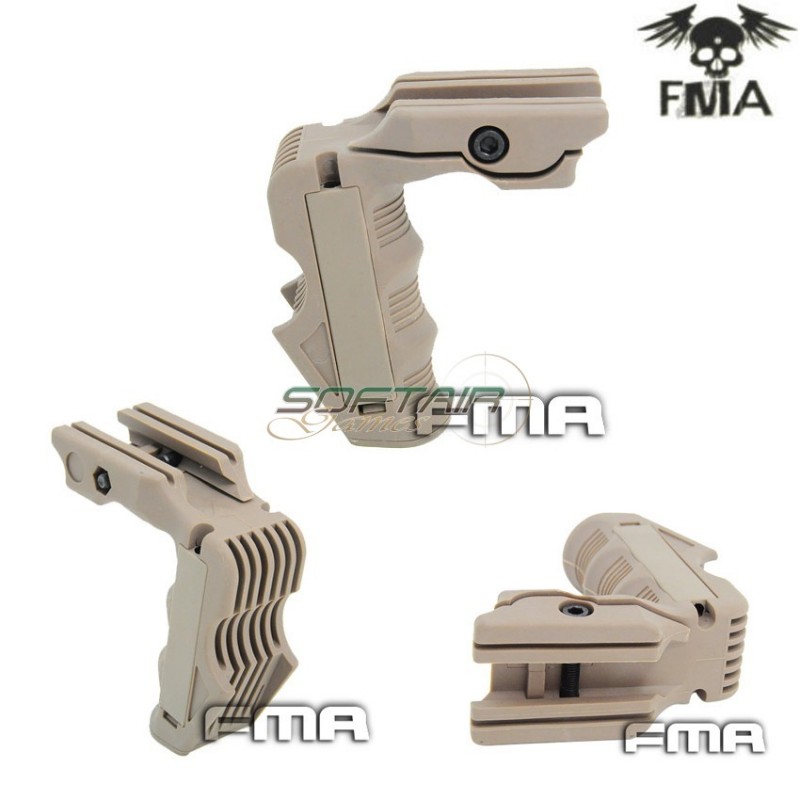 Magwell E Grip Dark Earth Per Aeg/gbb 20mm Fma (fma-tb500)