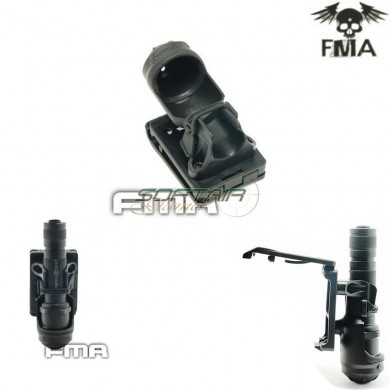 Flashlight Set For Belt 1" Bw Type Black Fma (fma-tb538)