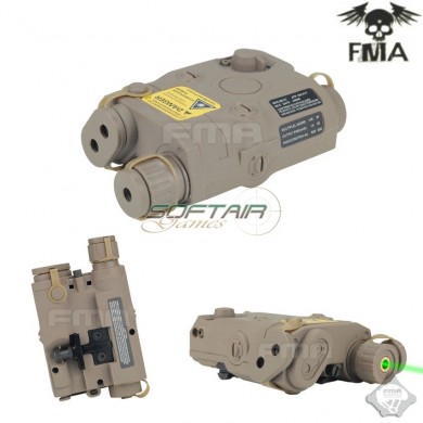 Navy Seal Peq-15 Green Laser & Porta Batteria Dark Earth Fma (fma-tb544)