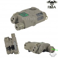 Navy Seal Peq-15 Green Laser & Porta Batteria Foliage Green Fma (fma-tb546)