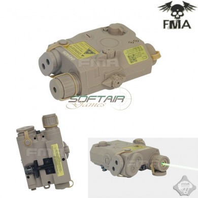 Devgru Peq-15 La-5 Green Laser & Porta Batteria Dark Earth Fma (fma-tb548)