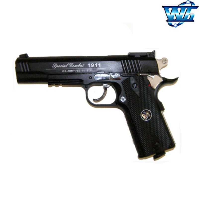 Co2 Pistol Colt 1911bs Win Gun (wg-c600b)