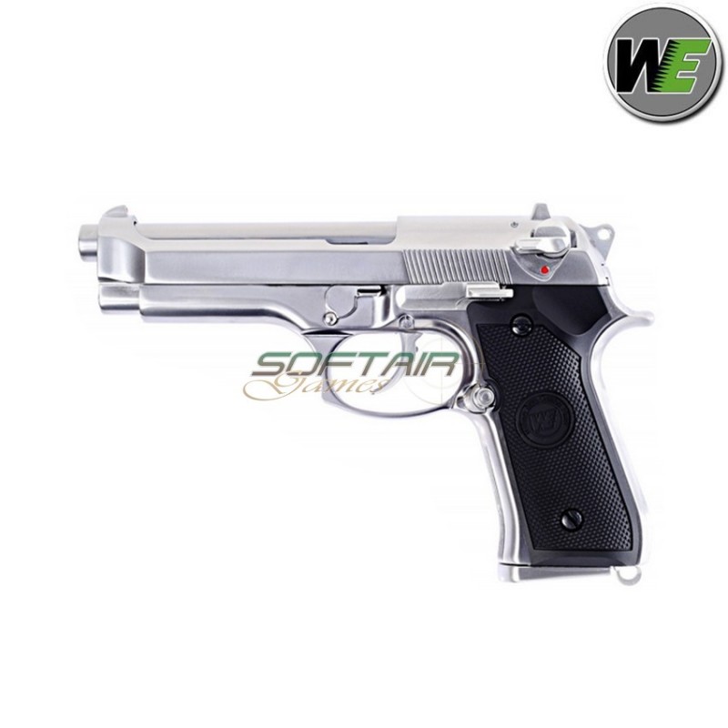 Gbb Pistol M92 Silver We (we-w051s) Gbb Pistol M92 Silver We (we-w051s)