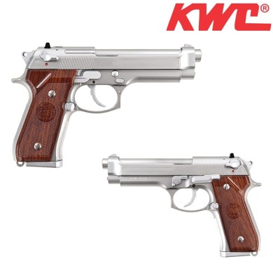 Gbb Pistol M92 Silver Kwc (kwc-kw-11s)