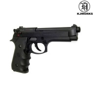 Gbb Pistol M9 Tactical Master Black Kjworks (kjw-ggb1b) Gbb Pistol M9 Tactical Master Black Kjworks (kjw-ggb1b)