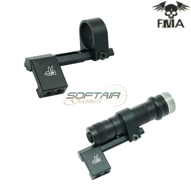 Dropwing 830" Ring Black Flash Light Mount Fma (fma-tb572)