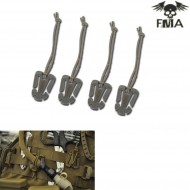 Set 4 Web Dominator Mounting Clips Foliage Green Fma (fma-tb603-fg)