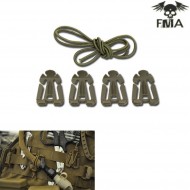 Set 4 Web Dominator Mounting Clips Olive Drab Fma (fma-tb604-od) Set 4 Web Dominator Mounting Clips Olive Drab Fma (fma-tb604-od)