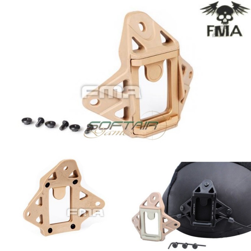 Wilcox Shroud Style 3 Fori P/n Dark Earth Per Elmetti Fma (fma-tb628-de)