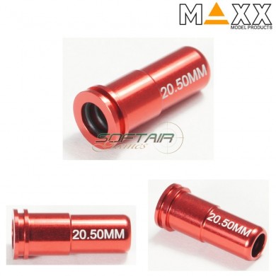 Spingipallino 20.50mm In Alluminio Double O-ring Air Seal Per Ver.2 Aeg Maxx Model (mx-noz2050al)