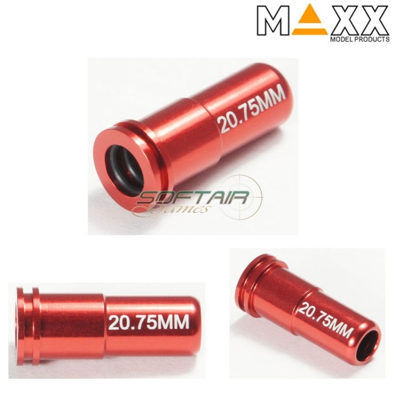 Spingipallino 20.75mm In Alluminio Double O-ring Air Seal Per Ver.2 Aeg Maxx Model (mx-noz2075al) Spingipallino 20.75mm In Alluminio Double O-ring Air Seal Per Ver.2 Aeg Maxx Model (mx-noz2075al)