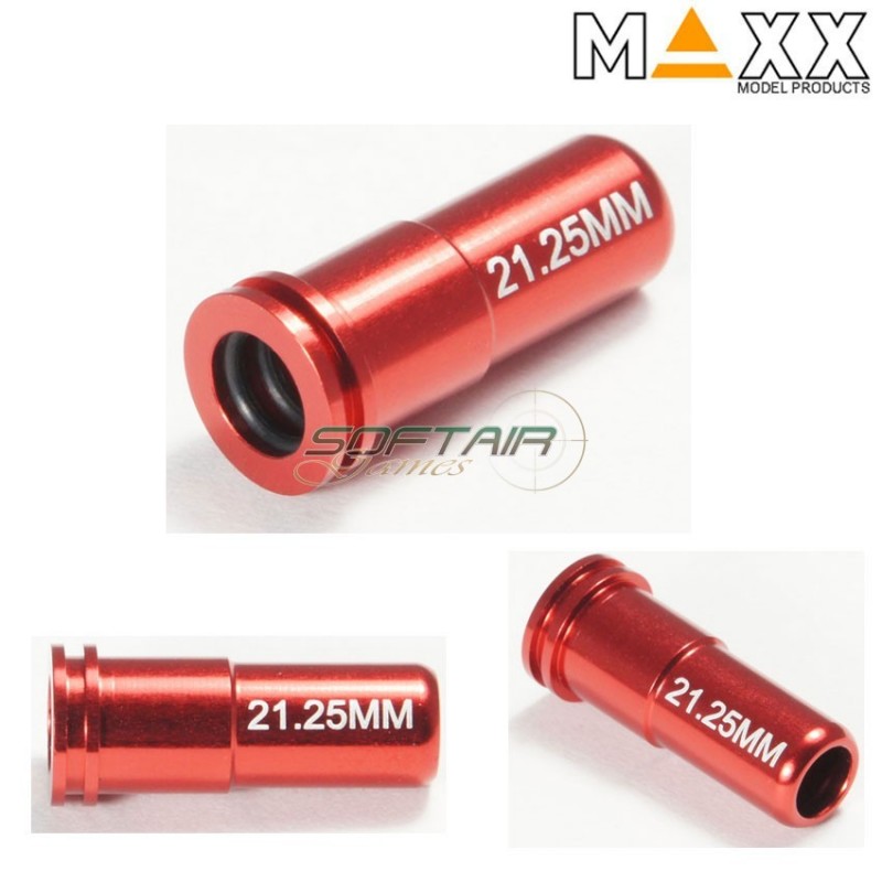 Aluminum Air Nozzle 21.25mm Double O-ring Air Seal For Ver.2 Aeg Maxx Model (mx-noz2125al)