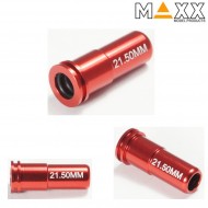 Spingipallino 21.50mm In Alluminio Double O-ring Air Seal Per Ver.2 Aeg Maxx Model (mx-noz2150al)