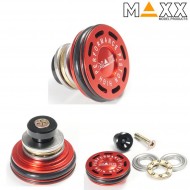 Aluminum Piston Head Double O-ring Ball Bearing For Aeg Maxx Model (mx-pis001phs) Aluminum Piston Head Double O-ring Ball Bearing For Aeg Maxx Model (mx-pis001phs)