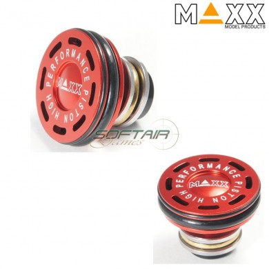 Aluminum Piston Head Double O-ring Ball Bearing For Aeg Maxx Model (mx-pis001phs)