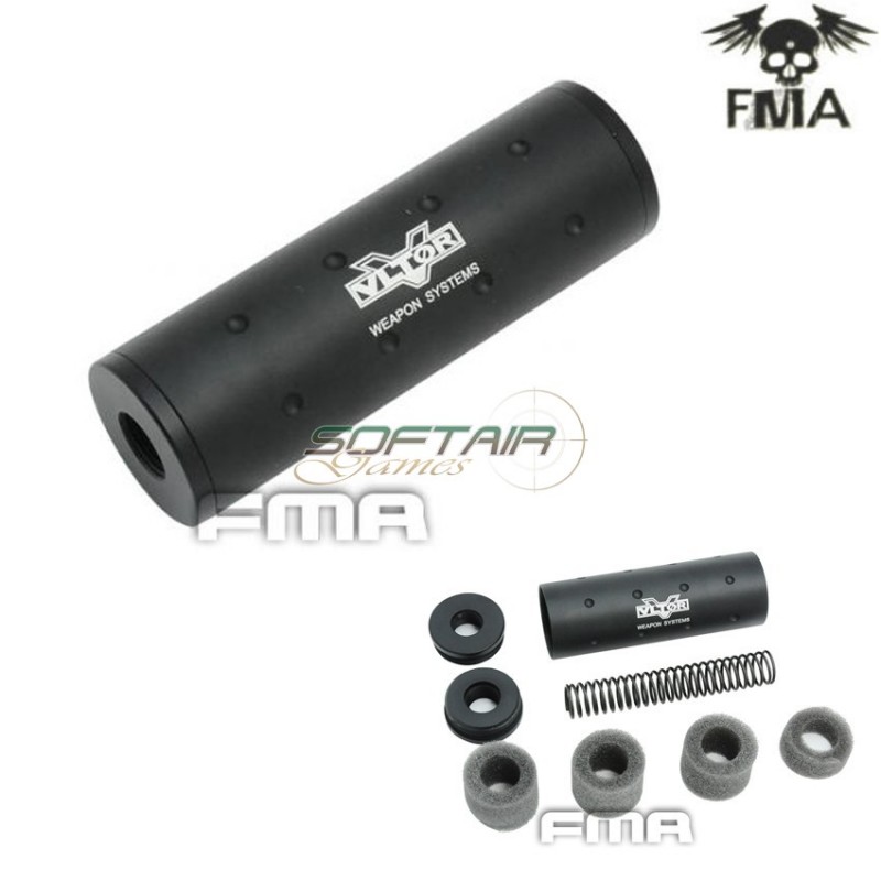 Silenziatore 14mm Cw/ccw Vltor Type 107mm Black Fma (fma-tb704)