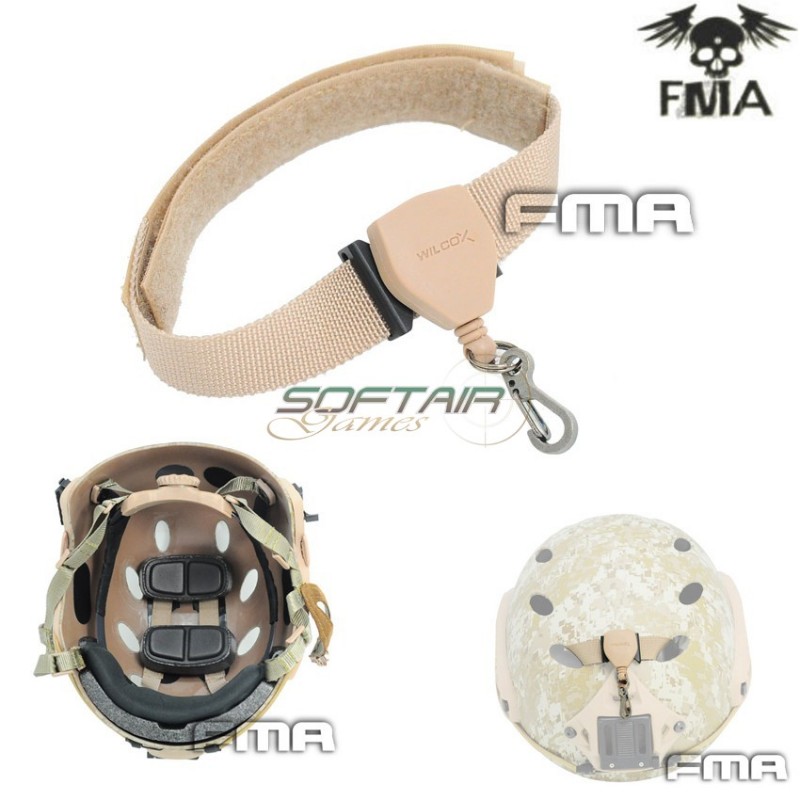 Cordino Di Ritenzione Dark Earth Nvg Per Elmetti Con Fori Fma (fma-tb720)