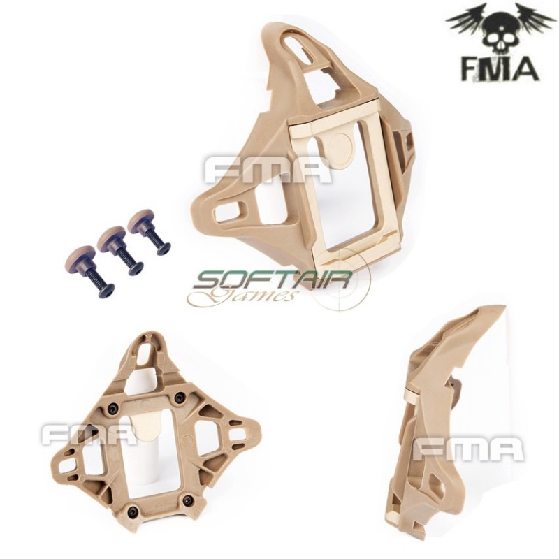 Wilcox Shroud Style 4 Holes P/n Dark Earth For Helmets Fma (fma-tb736-de)