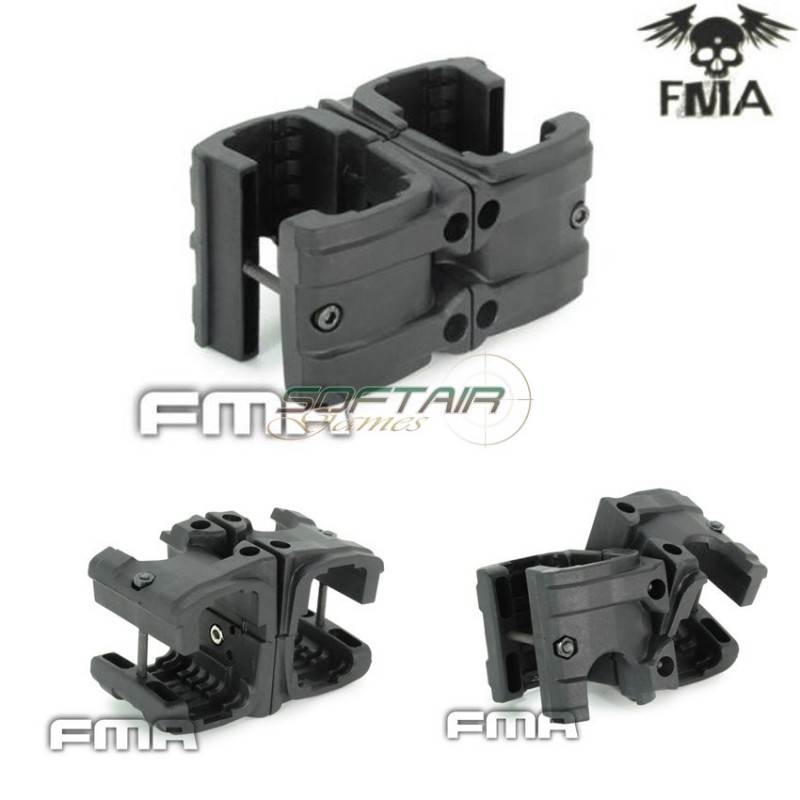 Mp7 Magazines Double Clip Black Fma (fma-tb749) Mp7 Magazines Double Clip Black Fma (fma-tb749)