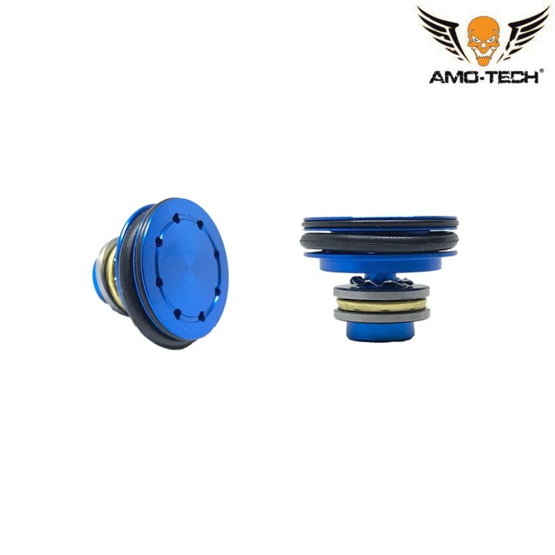 Testa Pistone Cuscinettata Per Aeg In Ergal Cnc Doppio O-ring Amo-tech® (amt-16) Testa Pistone Cuscinettata Per Aeg In Ergal Cnc Doppio O-ring Amo-tech® (amt-16)