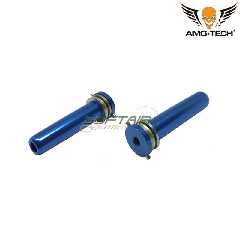 Guidamolla Cuscinettato Perni Tondi Per Aeg Versione 2 In Ergal Cnc Amo-tech® (amt-18)