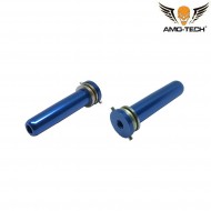 Guidamolla Cuscinettato Perni Tondi Per Aeg Versione 2 In Ergal Cnc Amo-tech® (amt-18)