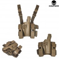 Pannello Auto Lock Fondina Duty Dark Earth Per Glock Emerson (bd6104ds)