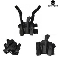 Pannello Auto Lock Fondina Duty Black Per Glock Emerson (bd6104bs)