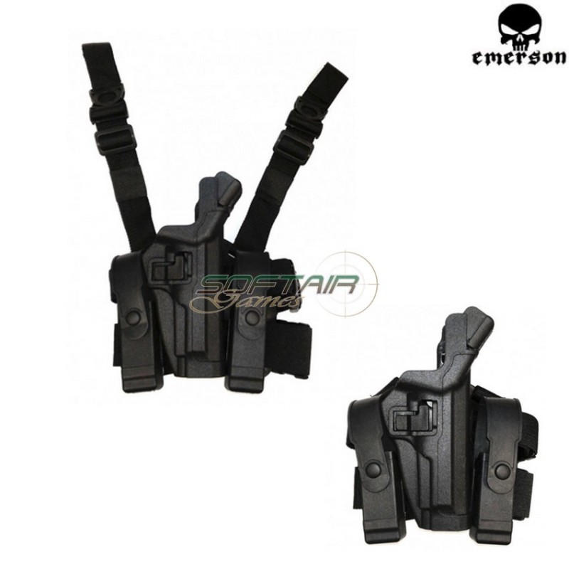 Pannello Auto Lock Fondina Duty Black Per M92 Emerson (bd6106bs)