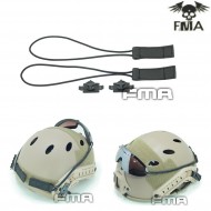 Set Black Goggles Auxiliary Line For Helmets Fma (fma-tb793)