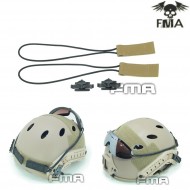 Set Dark Earth Goggles Auxiliary Line For Helmets Fma (fma-tb794) Set Dark Earth Goggles Auxiliary Line For Helmets Fma (fma-tb794)