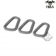 Set 3 Moschettoni Big Type D Foliage Green Fma (fma-tb863) Set 3 Moschettoni Big Type D Foliage Green Fma (fma-tb863)