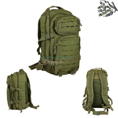 Backpack Laser Cut 30/40lt Olive Drab Assault Army Frog Industries (fi-440-od)