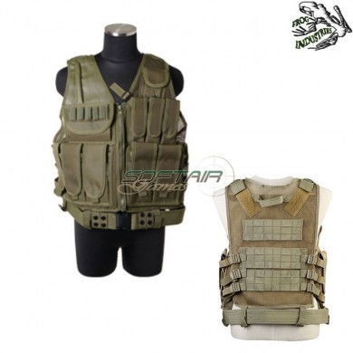 Tactical Vest Combat Olive Drab Frog Industries (fi-045-od)