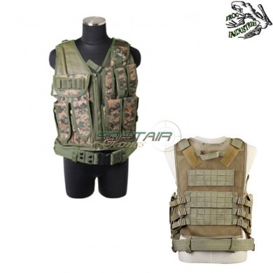 Tactical Vest Combat Digital Marpat Frog Industries (fi-045-ma)