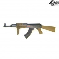 Electric Airsoft Gun Ak47 Ras Tactical Tan Jing Gong (0512t) Electric Airsoft Gun Ak47 Ras Tactical Tan Jing Gong (0512t)