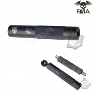 Silencer 14mm Cw/ccw Special Force Type 198mm Black Fma (fma-tb882) Silencer 14mm Cw/ccw Special Force Type 198mm Black Fma (fma-tb882)
