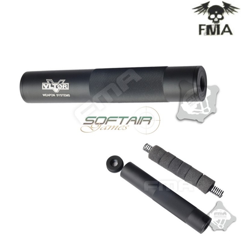 Silenziatore 14mm Cw/ccw Vltor Type 198mm Black Fma (fma-tb883)