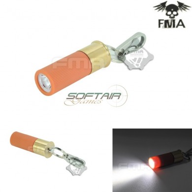 M870 Type Key Chain 270 Lumens Orange Con White Led Flashlight Fma (fma-tb888-wh)