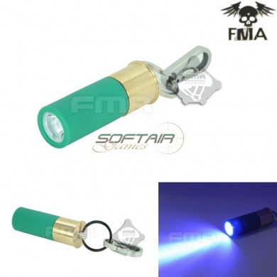 M870 Type Key Chain 270 Lumens Green Con Blue Led Flashlight Fma (fma-tb890-bl)