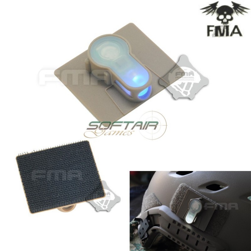 S-lite Fxukv Type Hook Base Dark Earth With Blue Strobe Light Fma (fma-tb895-bl)