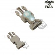S-lite Fibbia Side Release Mil-spec Dark Earth Con White Strobe Light Fma (fma-tb900-wh)