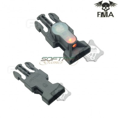 S-lite Fibbia Side Release Mil-spec Black Con Orange Strobe Light Fma (fma-tb901-or)