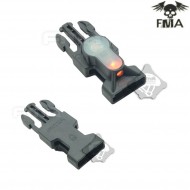 S-lite Fibbia Side Release Mil-spec Black Con Orange Strobe Light Fma (fma-tb901-or)