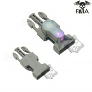 S-lite Side Release Mil-spec Buckle Foliage Green With Pink Strobe Light Fma (fma-tb902-pk)