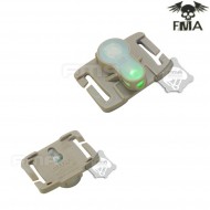 S-lite Fxukv Type Molle System Dark Earth With Green Strobe Light Fma (fma-tb905-gr)