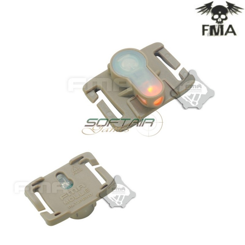 S-lite Fxukv Type Molle System Dark Earth Con Orange Strobe Light Fma (fma-tb905-or)