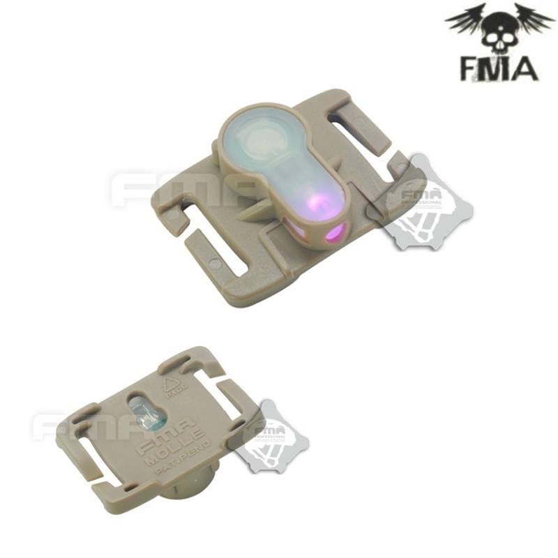 S-lite Fxukv Type Molle System Dark Earth Con Pink Strobe Light Fma (fma-tb905-pk)