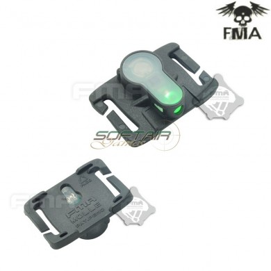 S-lite Fxukv Type Molle System Black With Green Strobe Light Fma (fma-tb906-gr)